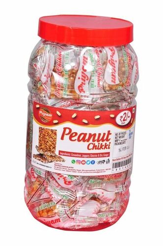 Priyam Peanut Chikki - Grade A, Regular Size | Sweet Taste, Soft Texture, Shelf Life 1 Year