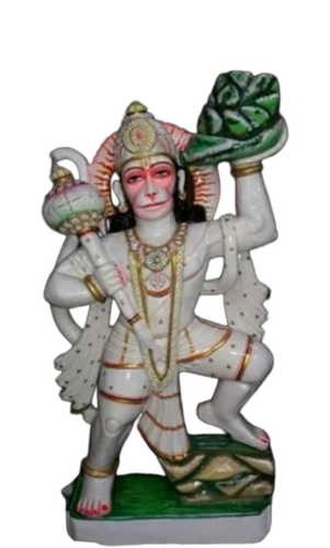 White Marble Hanuman Ji Statue - Feature: Durable