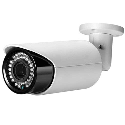 2.4 MP Bullet Camera - Durable ABS, Waterproof, White Design | Heavy Duty, 3.4 Megapixel, Electric Power, Indoor/Outdoor Use, 1 Year Warranty