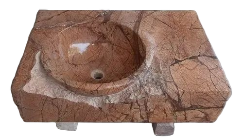 Natural Stone Wash Basin - Color: Brown