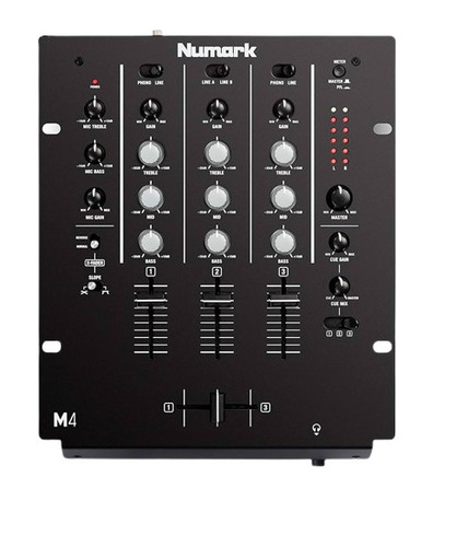 Numark M4 3-Channel Rack Mountable Scratch Dj Mixer