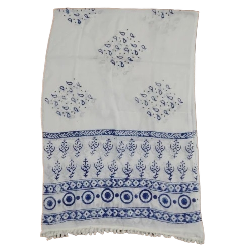 Rayon Block Print Stole