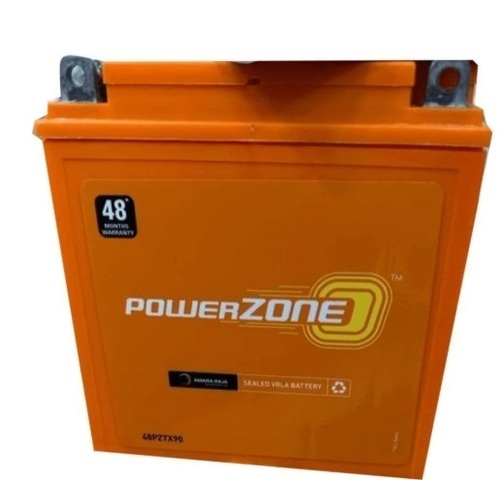 Power Zone Bike Battery - Plastic Standard Size | Long Life Low Maintenance