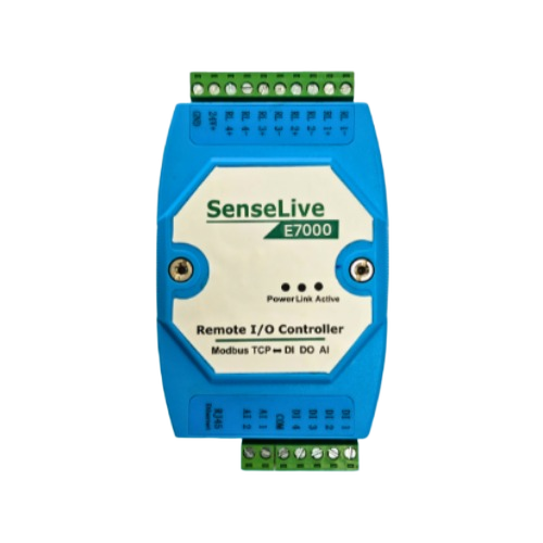 Senselive E7000 Intelligent Remote I/O Controller - Color: Blue
