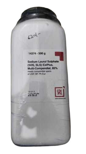 Sodium Lauryl Sulphate (Sds, Sls) Exiplus, Multi-Compendial 85% (Sodium Dodecyl Sulphate)