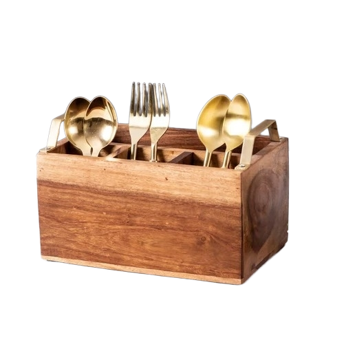 Wooden Cutlery Holder