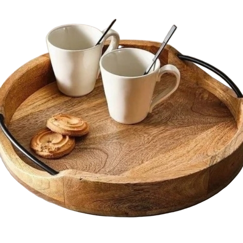 Wooden Round Tray