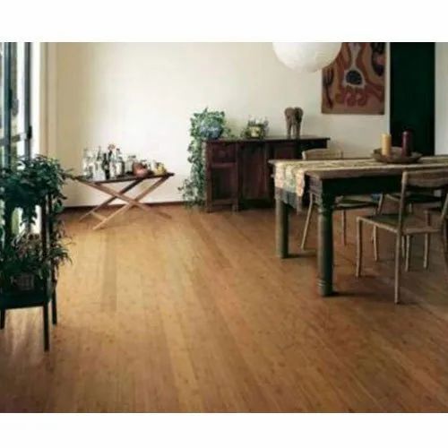14 Mm Wooden Flooring - Color: Dark Brown