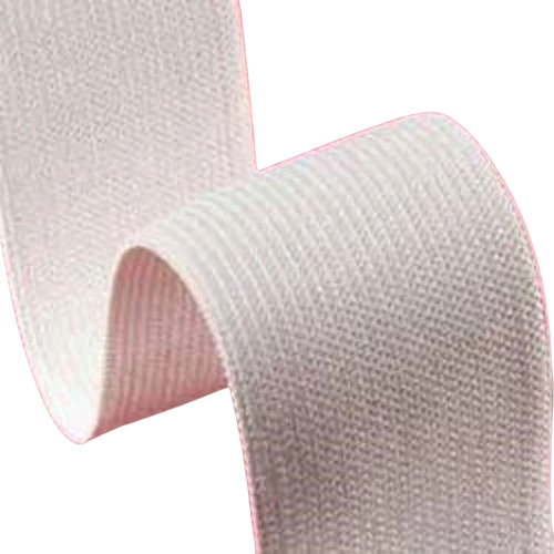 Cotton Elastic Tape - Color: White