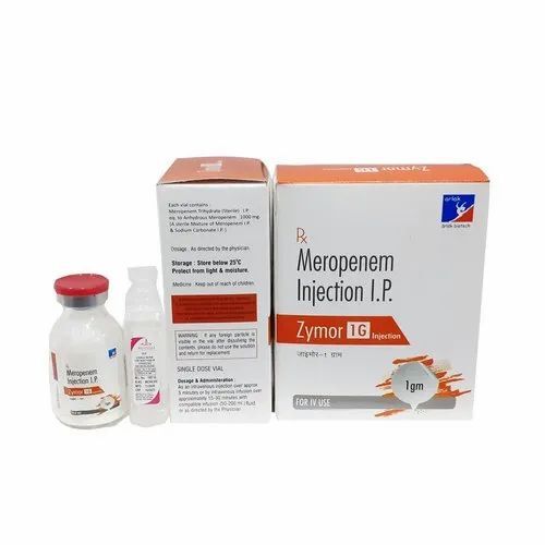 Meropenem 1Gm Injection - Physical Form: Liquid