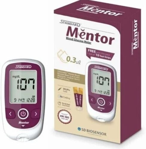 Mentor Blood Glucose Meter - Attributes: Strong & Durable