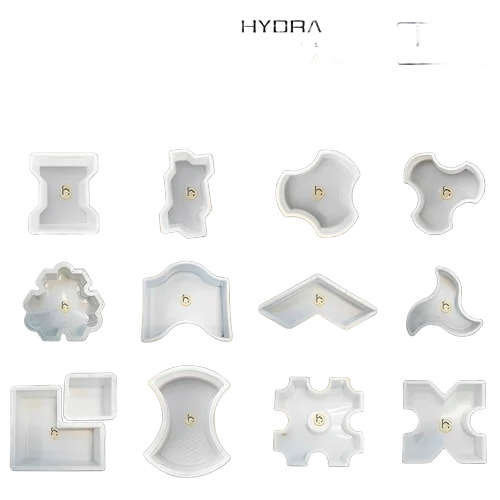 120Mm Pvc Moulds - Color: White
