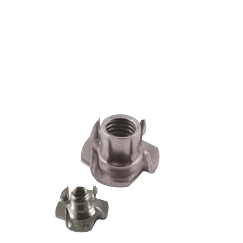 3Inch Mild Steel Tee Nuts - Color: Silver