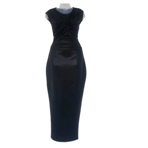 Ladies Fashionable Long Dress - Color: Blue