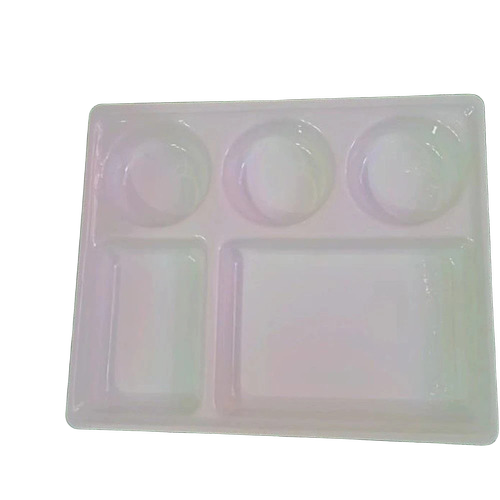 5 Acrylic Five Compartment Plate - Ceramic Type: 1