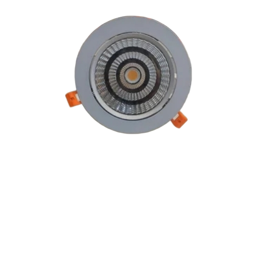 8 Watt Movable Cob Downlight - Grey, Warm White, IP66, 8 Watt, LED | Durable, Lightweight, Wall Mounted, Water and Chemical Resistant, Polished Finish