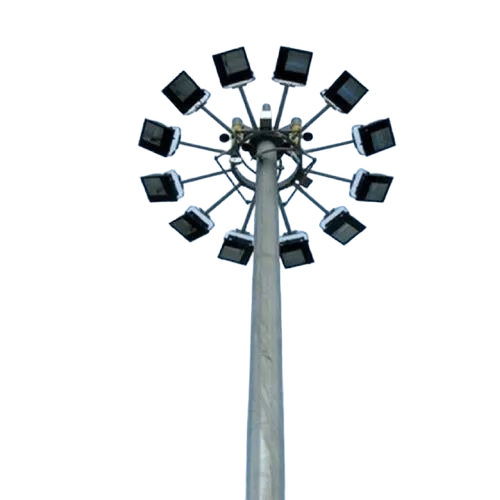 High Mast Pole - Color: Silver