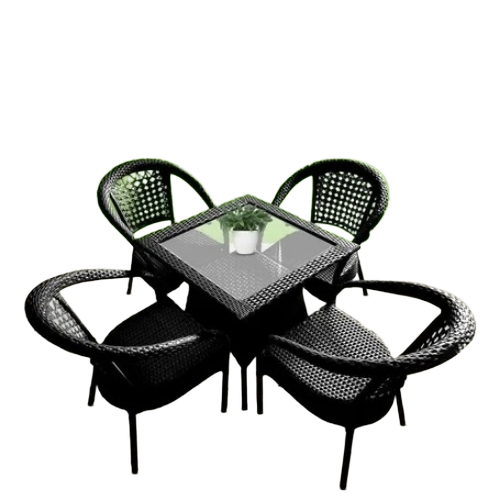 Outdoor Chair Table Set