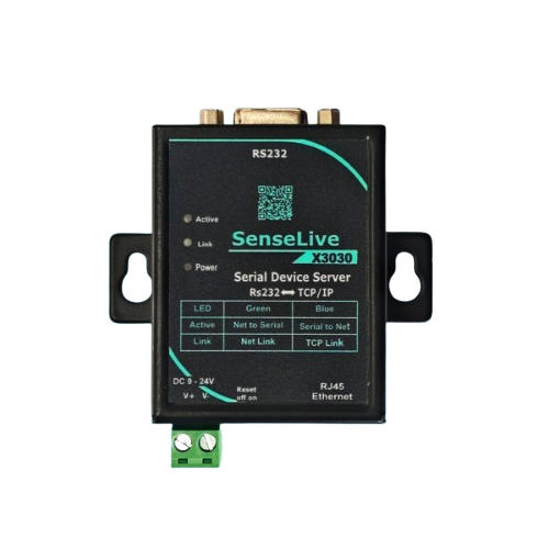 Senselive X3030 (Rs485 To Tcp/Ip Modbus Server) - Application: Ideal For Cabinet Installation In Industrial Environments.