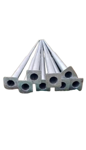 Swaged Tubular Poles - Color: Silver