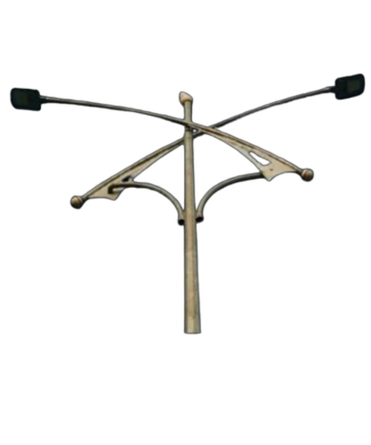 Sword Type Street Lighting Bracket Pole - Color: Silver