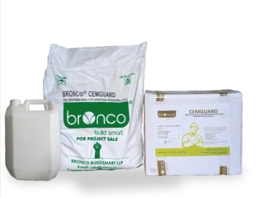 Waterproofing Chemicals - Cementitious Waterproofing, Milky White & Grey, 1.8-2kg/mm/m2 Coverage, Industrial Use