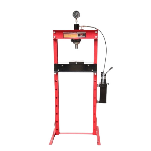 20 Ton Hydraulic Shop Press With Double Pump - Color: Red