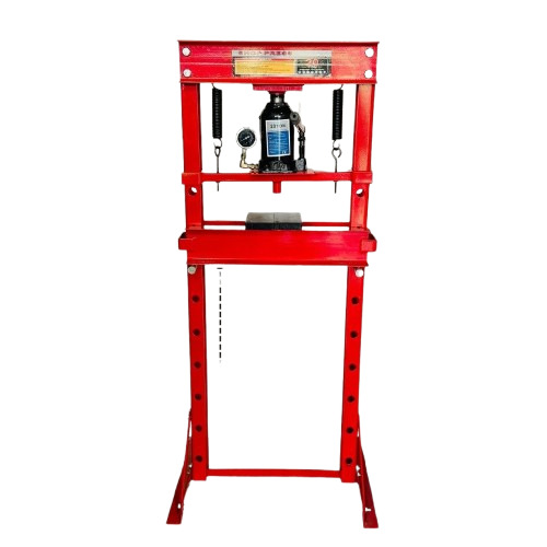 20 Ton Jack Press With Gauge (Hydraulic Shop Press) - Color: Red