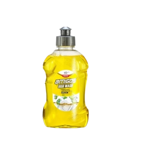 500ml Amigos Dishwash Liquid - Yellow Gel Lemon Fragrance | Eco-Friendly Kitchen Detergent