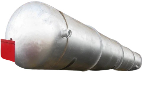 Pressure Vessels - Stainless Steel, Round, Silver | New, Polished Finish, Industrial Use