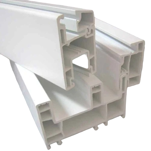 White Pvc Profile - PVC, Length 2 to 15, White, Temperature Range -30 to 105Â°C | White PVC Profile for Windows