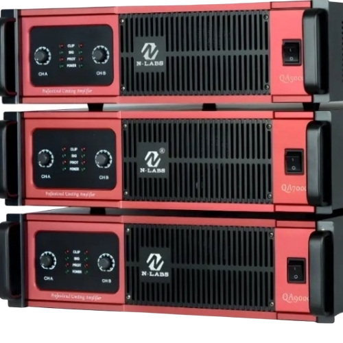 Audio Amplifiers - Color: Red And Black