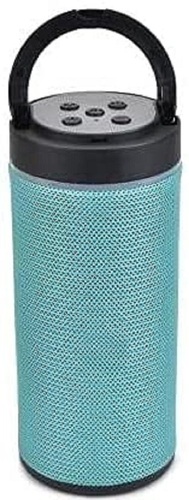 Blutletooth Speaker - Fabric Mesh, Multi-Color, Round 5.1 Channel, Stereo Sound | Light Blue, DC Power, Computer Mobile Phone Use
