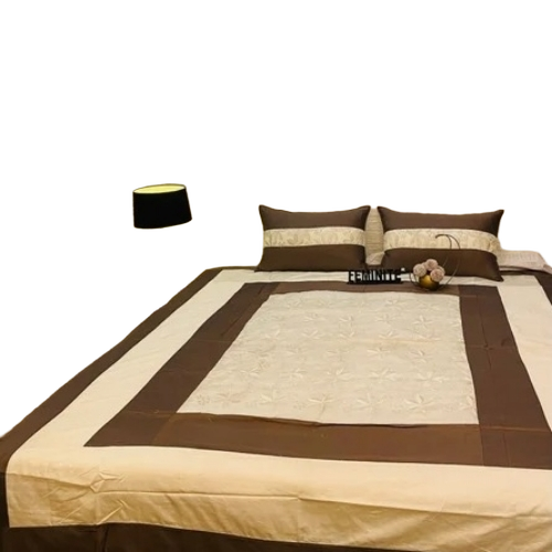 Cotton Embroidered Bed Cover