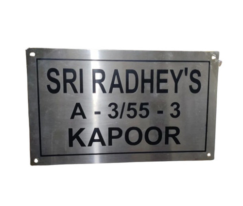 Steel Name Plates