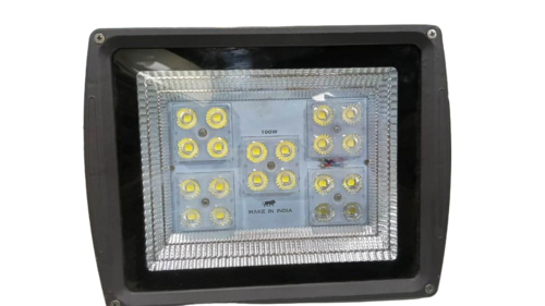 100 Watt Led Flood Light (Back Chouk) Lance High Must - Color: Gray