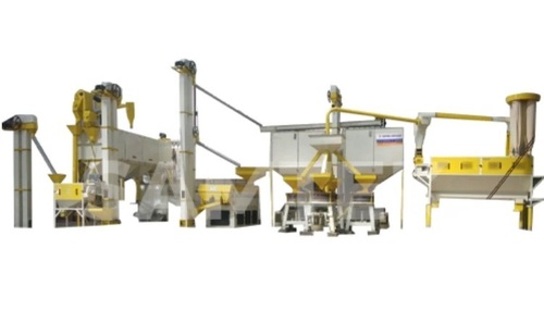 Automatic Flour Mill Plant - Yellow and White, 220-440V | Automatic, Low Energy Consumption, 1 Year Warranty