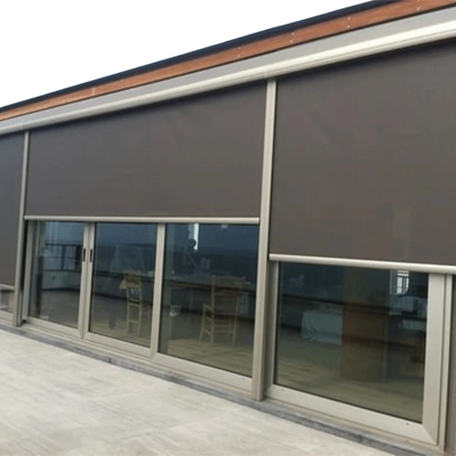 Ziptrack Blinds System - Color: Dark Coffee