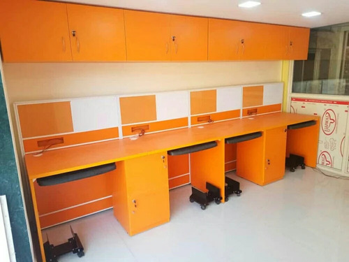 8 Seater Particle Board Office Workstation