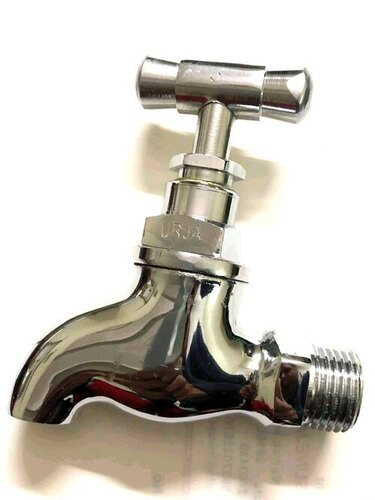 Classic Silver Brass Bib Cock