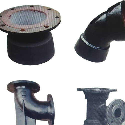 Ductile Cast Iron Pipe Fitting - Color: Black