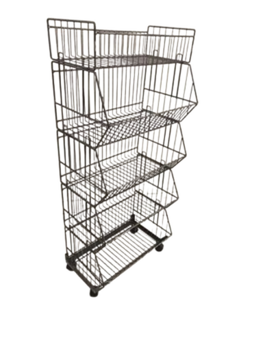 Dump Bin For Supermarket - Color: Silver