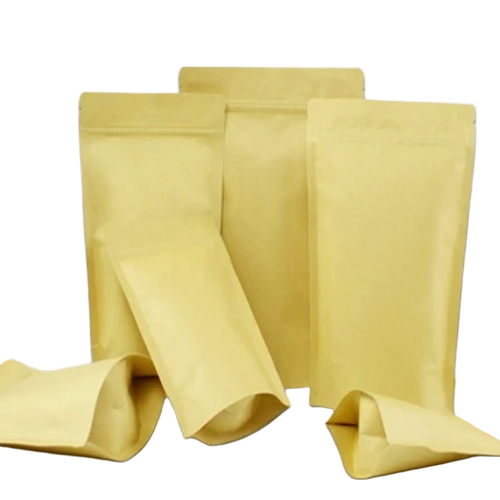 Embossed Copper Stand Up Zipper Pouch