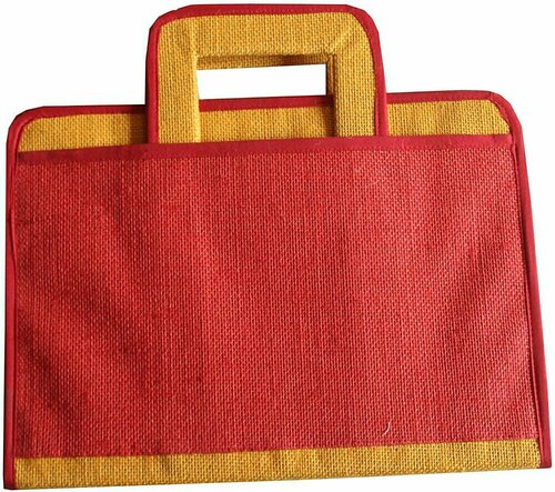 Handle Jute File Folder