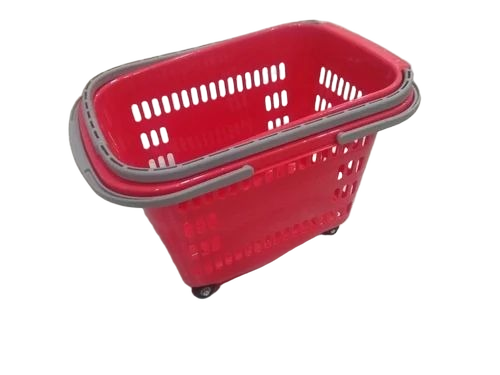 Supermarket Shopping Trolleys - Color: Red