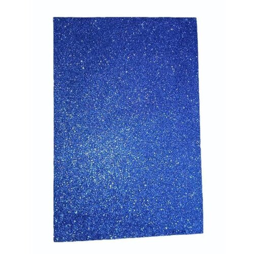 A4 Size Blue Glitter Paper
