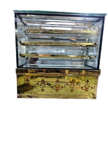 Air Cooled Cake And Sweet Display Counter - Color: White