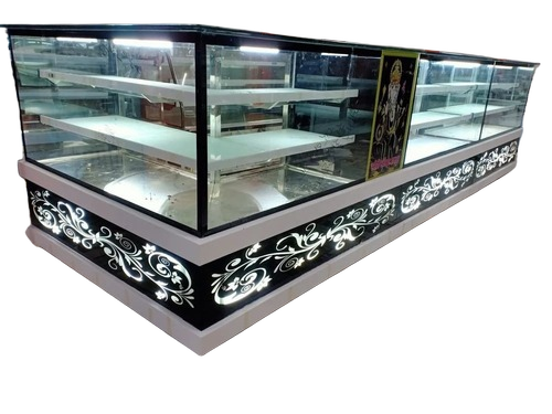 Stainless Steel Bakery Sweet Display Counter - Color: Silver