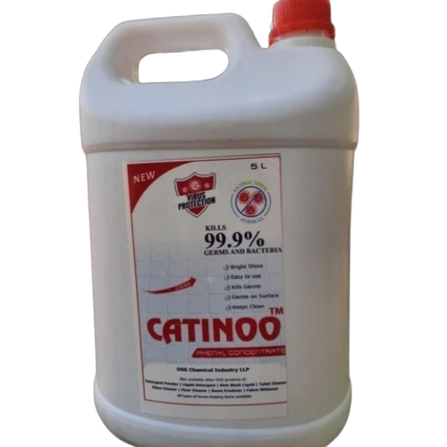 Catinoo Concentrate Phenyl - Liquid 5 Ltrs White | Deep Cleaning 12 Months Shelf Life Bathroom & Floor Use