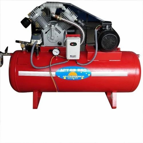 Red Color Reciprocating Air Compressor